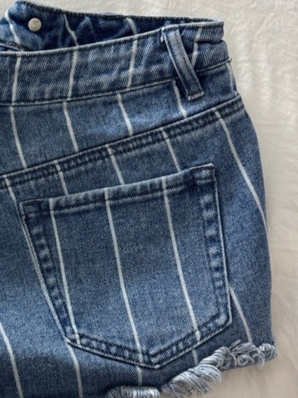Striped High Rise Festival Shorts - Picture 2 of 2